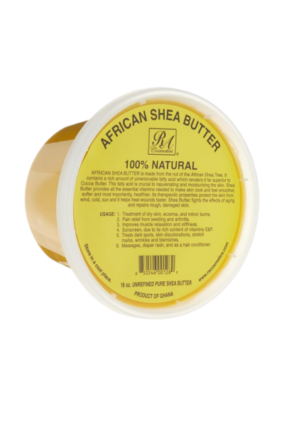 PURE UNREFINED SHEA BUTTER - YELLOW 32 Oz